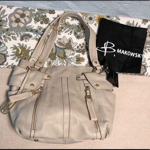 NWT B Makowsky Sadie Shoulder Bag